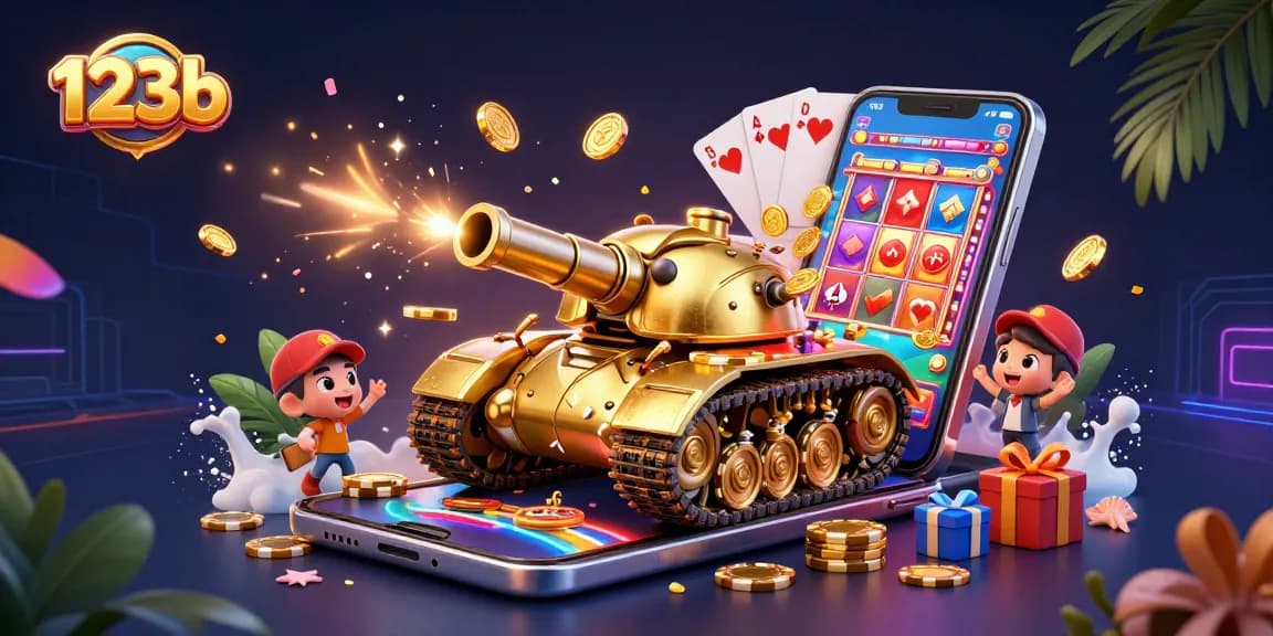 Experience thrilling gameplay at 123b with a vibrant casino inside a golden beetle tank.