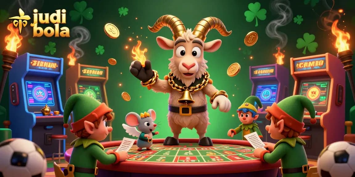 Experience judi bola excitement with vibrant sports betting action and dynamic 3D characters.