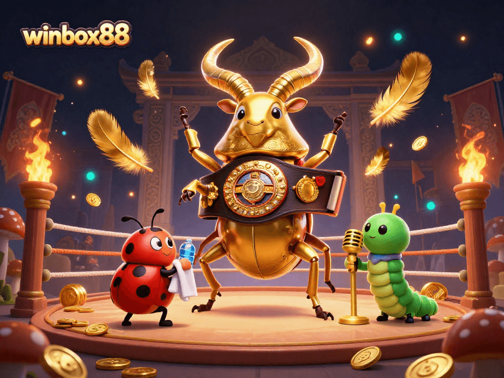 Experience the thrill of winning at winbox88 with vibrant game visuals and unique characters.