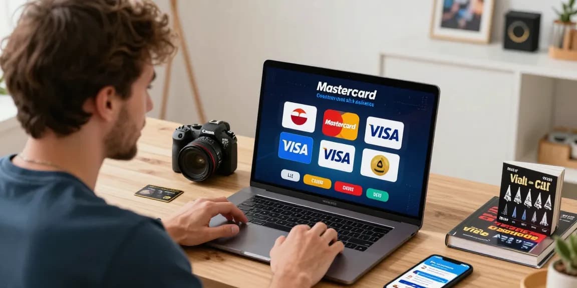 Engaged player experiencing live gameplay at Mastercard credit card casinos in a modern home office.