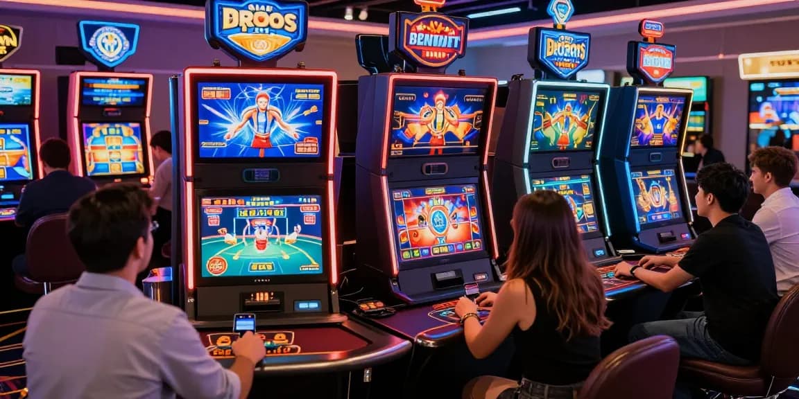 Engaging online gaming scene showcasing players enjoying 68gamebai's vibrant casino atmosphere