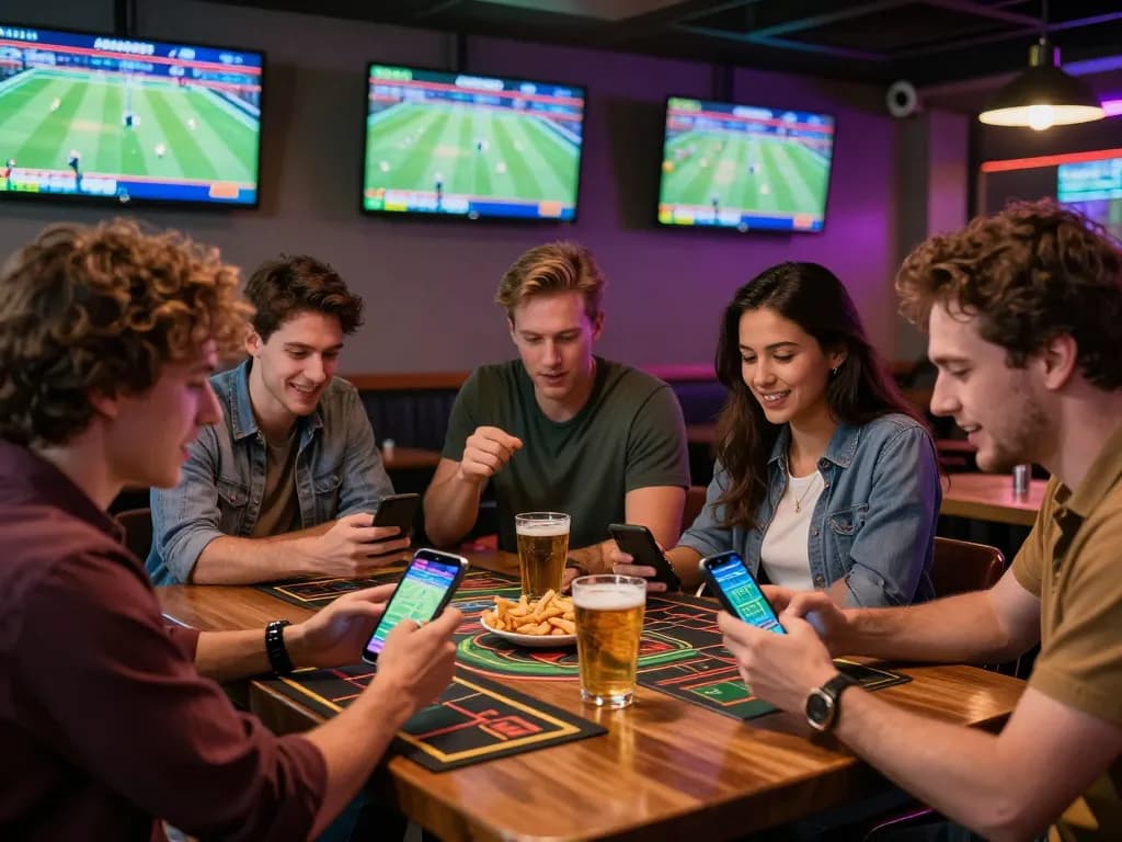 Experience thrilling betting today with kèo nhà cái hôm nay showcased in an exciting sports bar scene.