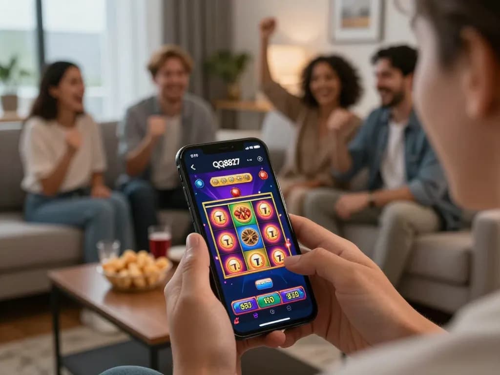 Engaging gameplay on the qq8827 app highlights online gambling excitement.