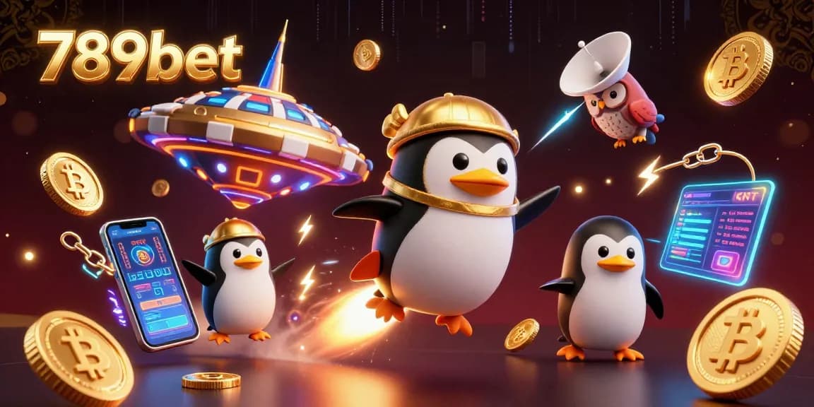 Experience thrilling games and crypto wins at 789bet with a vibrant casino illustration.