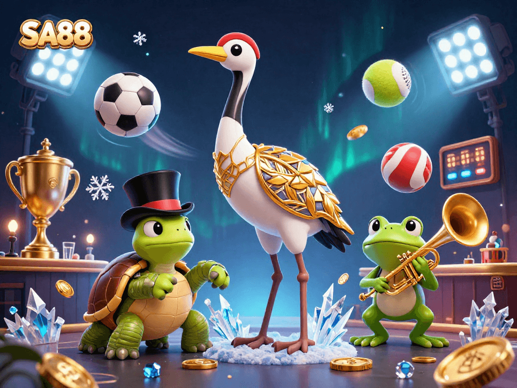 Experience thrilling gameplay at SA88 with a vibrant casino scene filled with dynamic elements.