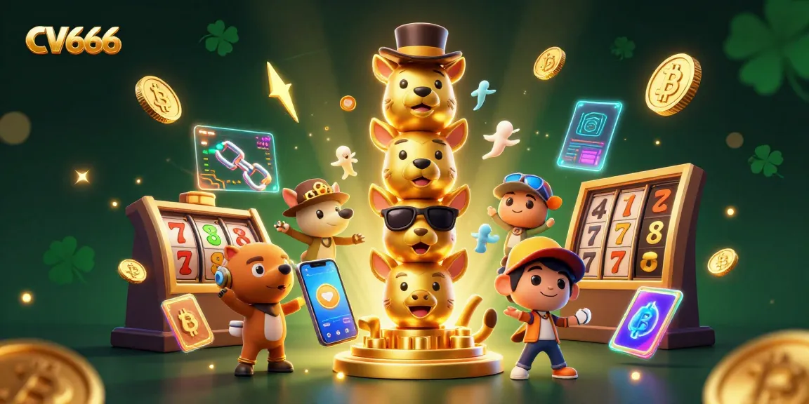 Engage with CV666's exciting gaming scene featuring colorful characters and dynamic elements.