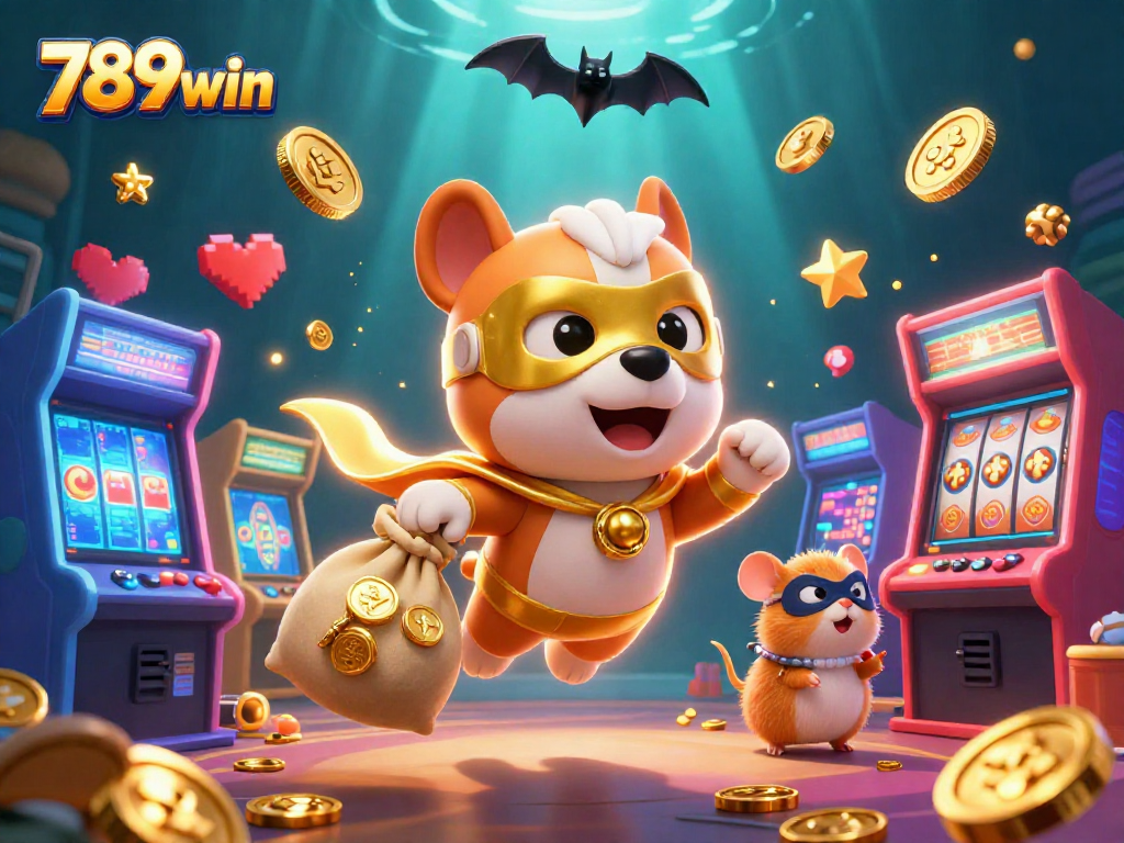 Experience the thrill of 789win with an exciting 3D casino adventure featuring characters and gaming elements.