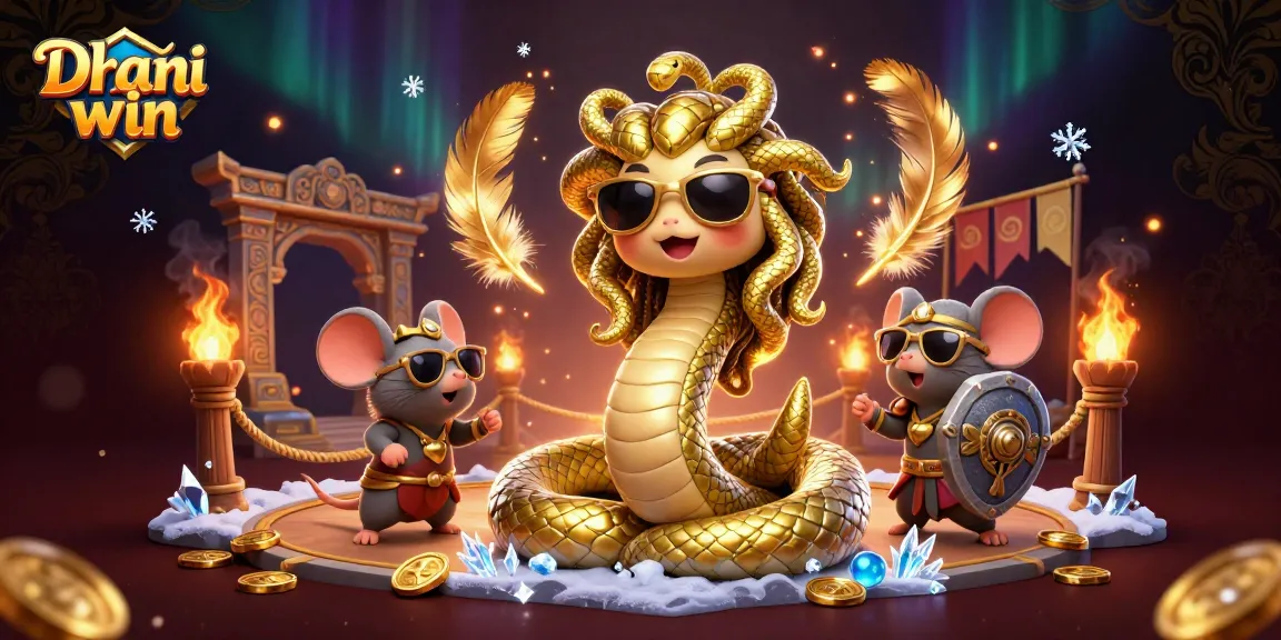 Experience thrilling gameplay in Dhani win with Medusa and warrior amidst swirling gold!