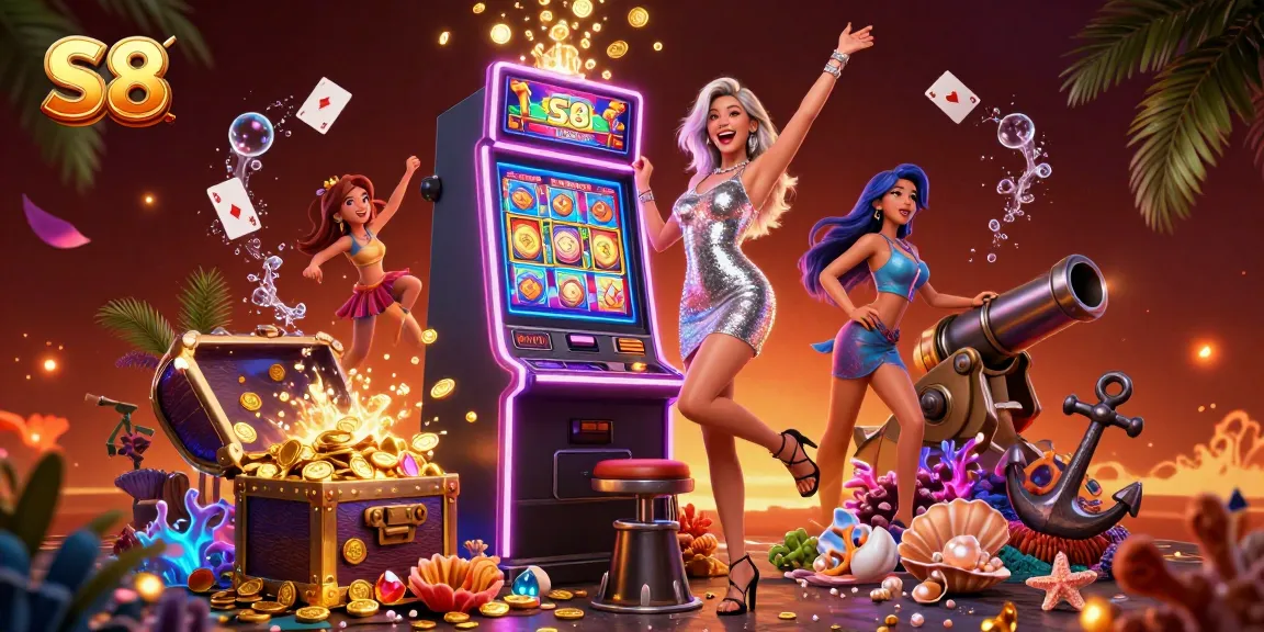 Win big at S8 with stunning slots, vibrant casino atmosphere, and golden treasures galore.