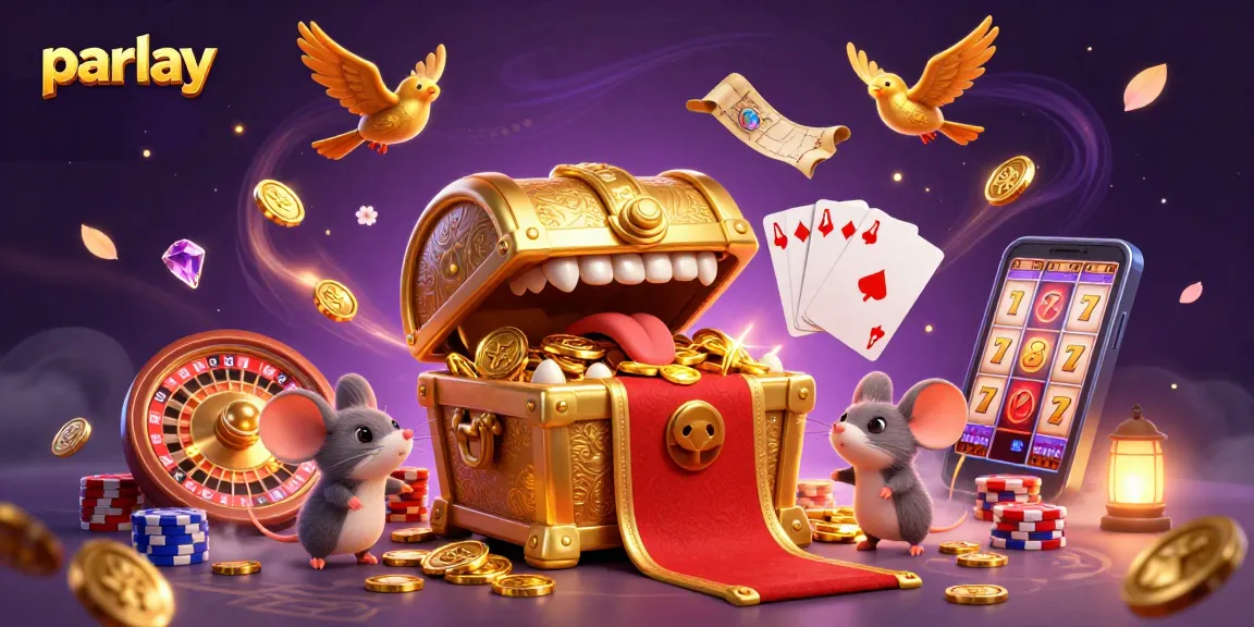 Engage with parlay betting strategies illustrated in a vibrant casino-themed setting.