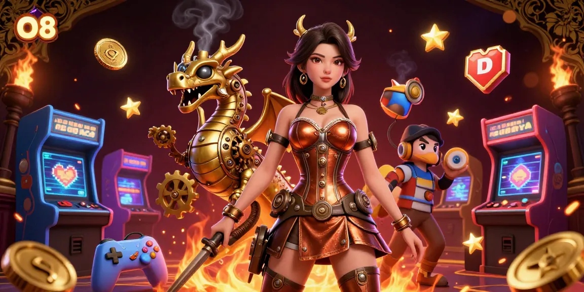 Engage with O8's dynamic casino gaming experience featuring vibrant characters and rich rewards.
