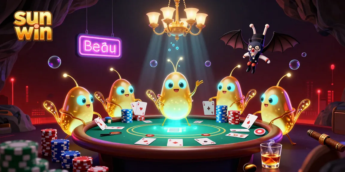 Experience immersive gaming at sun win with dazzling glowworm lighting and vibrant poker action.