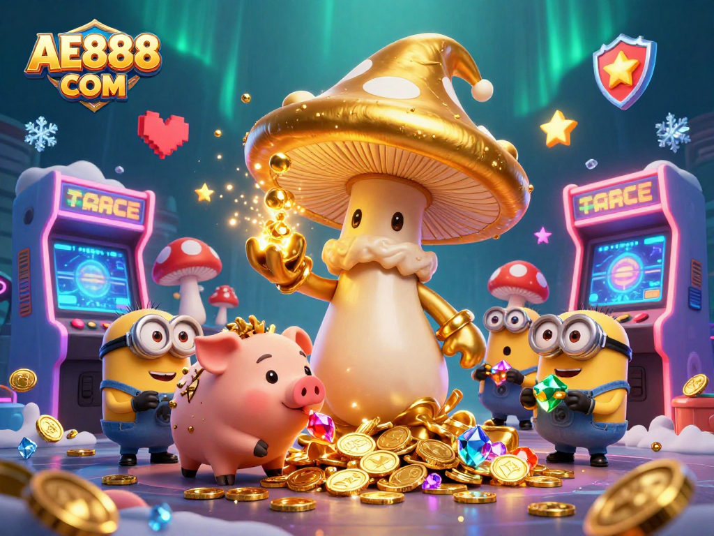 Engage in high-stakes play with AE888 COM's magical casino world filled with treasures.