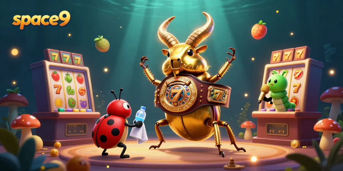 Engage with exciting slot games at space9 featuring stunning 3D characters and vibrant casino elements.
