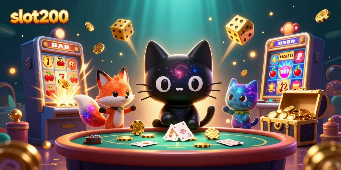 Slot200 menghadirkan berbagai permainan menarik di kasino virtual dengan tema luar angkasa.