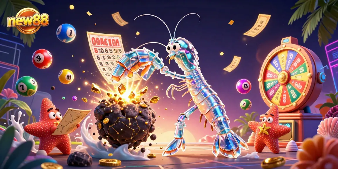 Engage with exciting new88 gameplay while watching a galactic samurai unleash treasure-filled asteroids.