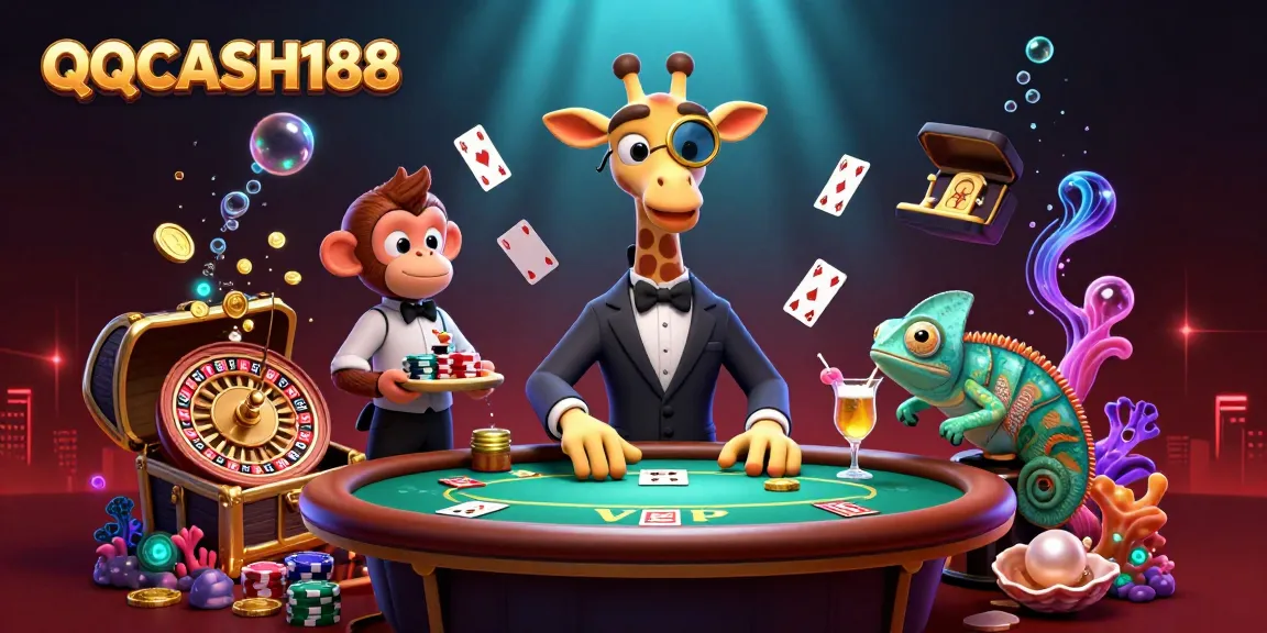 Engage with QQCASH188 at a vibrant casino filled with games and excitement