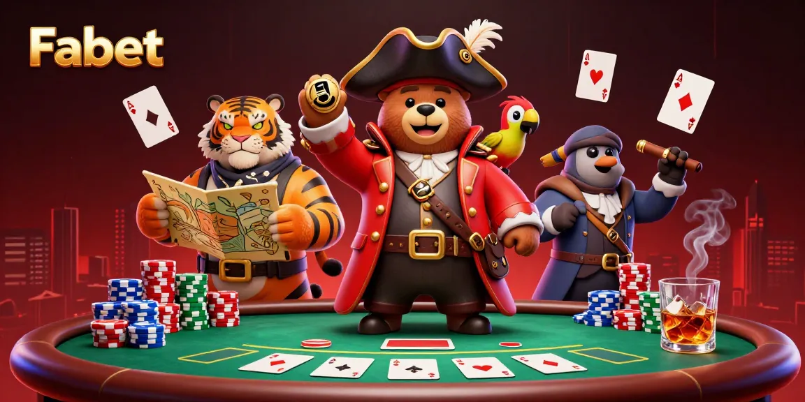 Experience exciting poker action with Fabet while surrounded by colorful chips and cards in a vibrant scene.