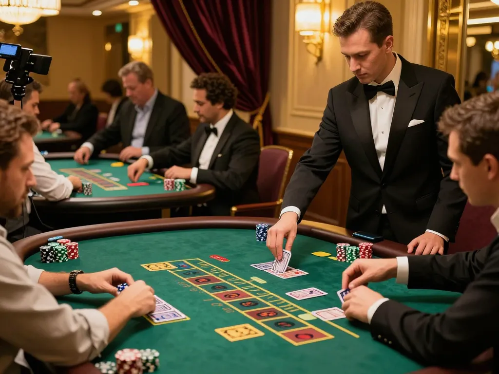 Daga players engaging in live dealer games, enjoying immersive casino experiences.