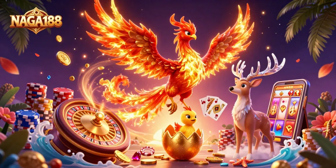 NAGA188 menyajikan ilustrasi kasino menarik dengan karakter unik dalam permainan taruhan yang memikat.