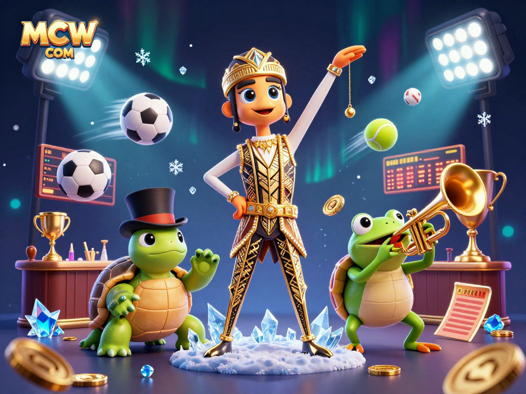 Win big with the MCW COM casino experience, featuring vibrant characters and dynamic sports elements.