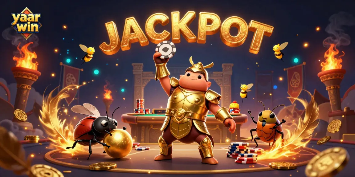Experience yaar win with vibrant 3D illustration showcasing dynamic poker action and winning energy