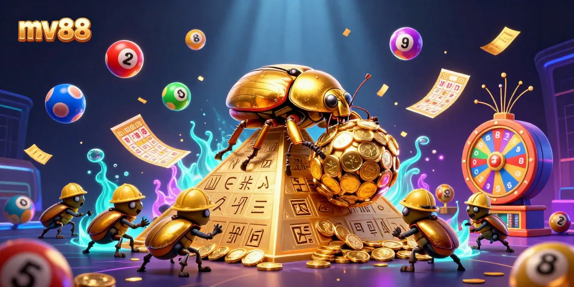 Experience the thrill of mv88 with vibrant gaming scenes filled with colorful symbols and energetic characters.