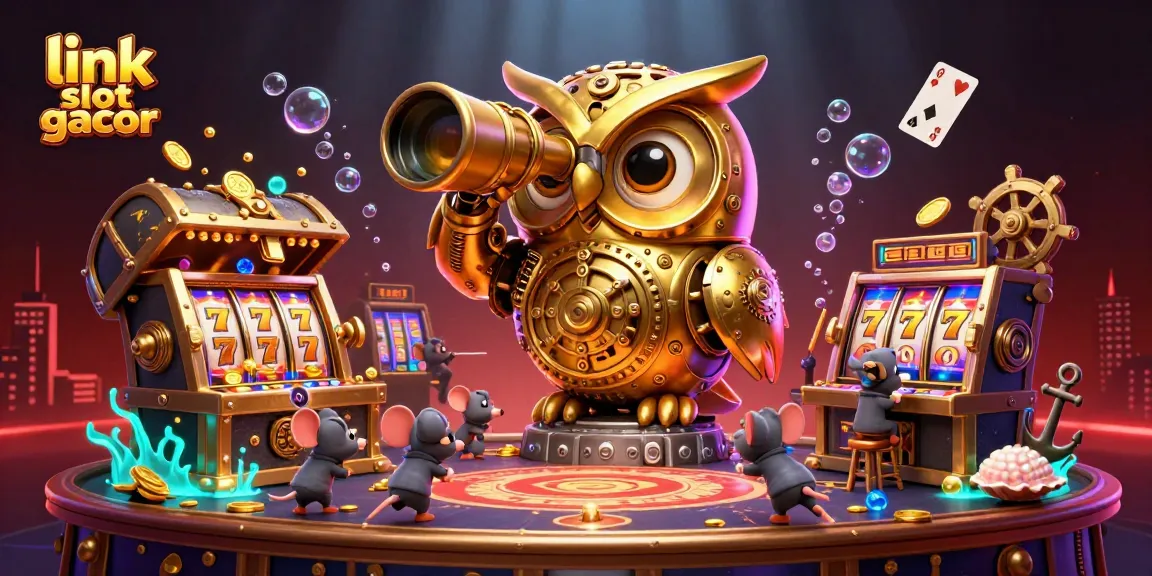 Experience the thrill of playing link slot gacor with vibrant visuals and dynamic elements in this engaging casino scene.