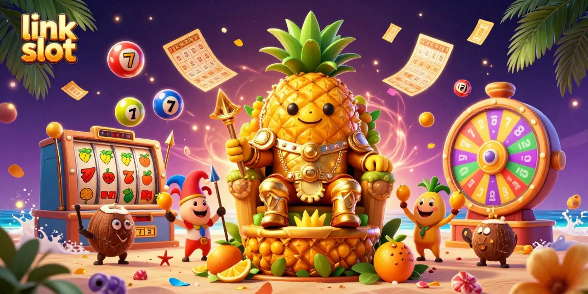 Permainan slot yang menarik di dalam slot link dengan jackpot dan simbol buah yang seru.
