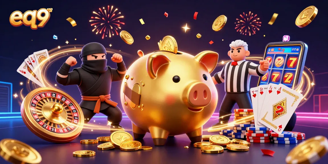 Engage with the fun at EQ9 Casino with players enjoying the vibrant game atmosphere.