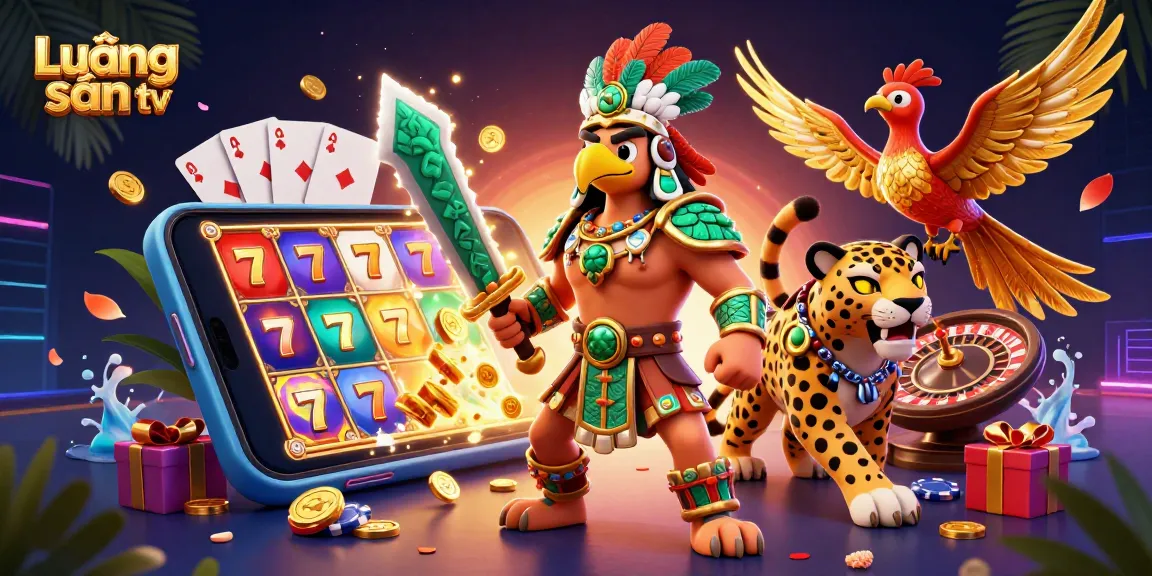 Experience thrilling gameplay with Lương sơn tv's vibrant casino-inspired scene.
