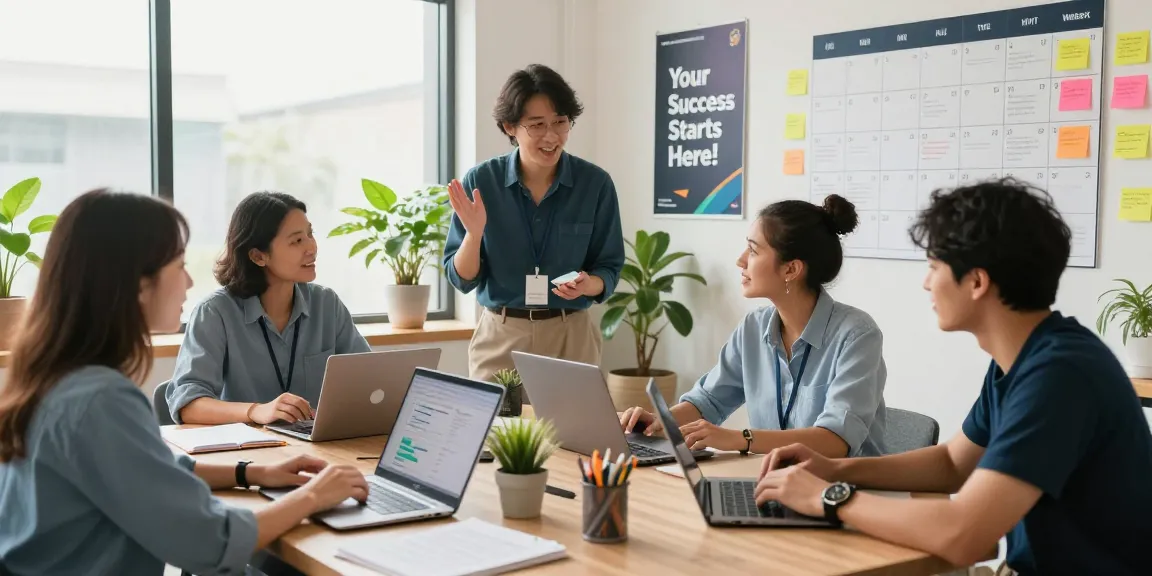 Winbox agent together collaborating in an engaging workspace for financial growth.