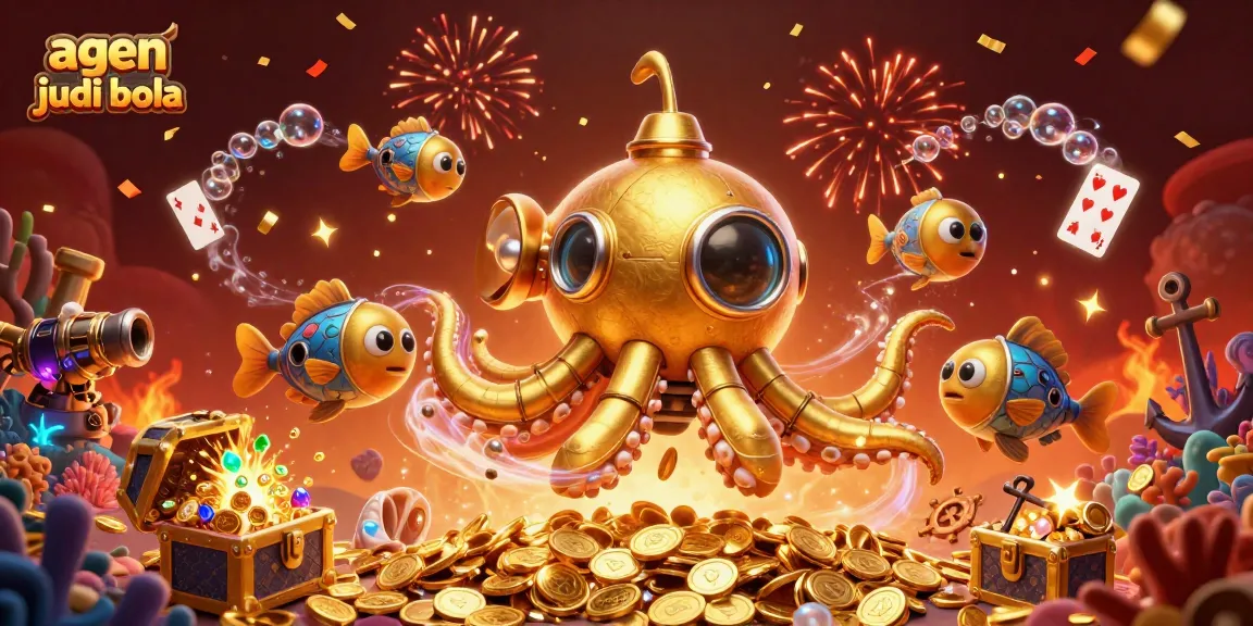 Engage with agen judi bola while exploring treasures in a mythical underwater realm.