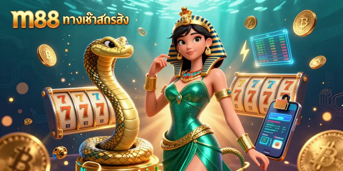 เข้าร่วมการเล่นเกมที่น่าตื่นเต้นกับ m88 ทางเข้าสํารอง ที่มีฉากคาสิโนที่หรูหราซึ่งเต็มไปด้วยองค์ประกอบสล็อตที่มีชีวิตชีวา