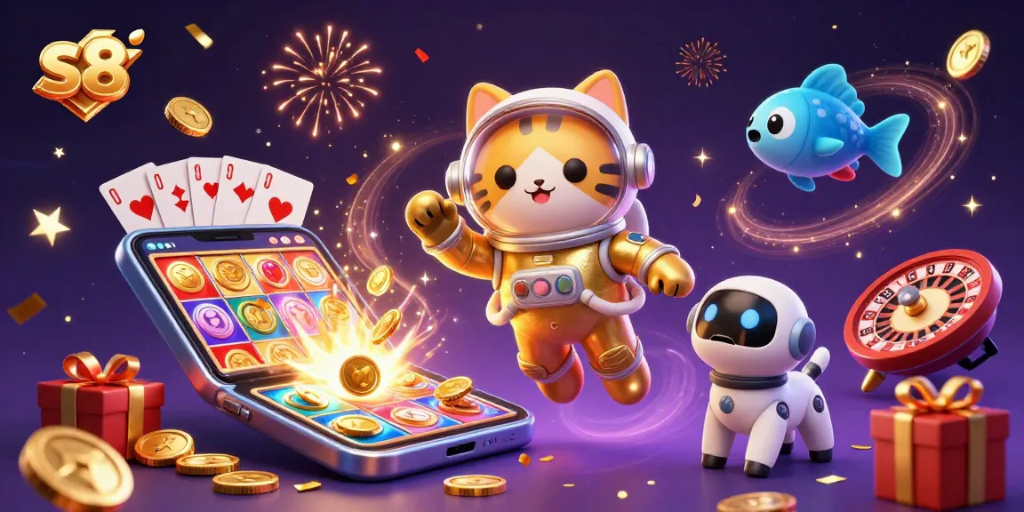 Enjoy exciting gameplay at S8 with colorful slot games and vibrant characters in a casino universe