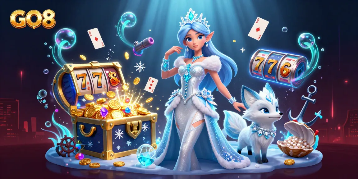 Engage with GO8's vibrant casino world featuring stunning slot games and dazzling rewards.