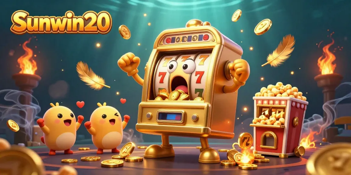 Experience the thrill of winning with Sunwin20's vibrant slot machines and golden jackpots!