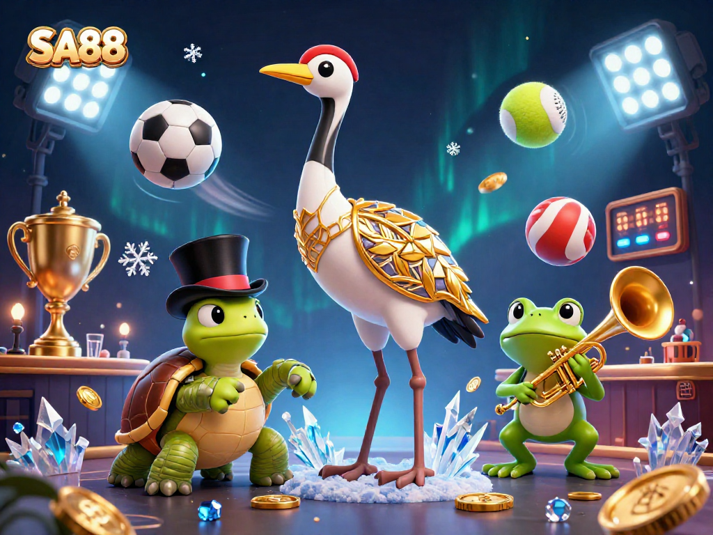 Experience thrilling gameplay at SA88 with a vibrant casino scene filled with dynamic elements.