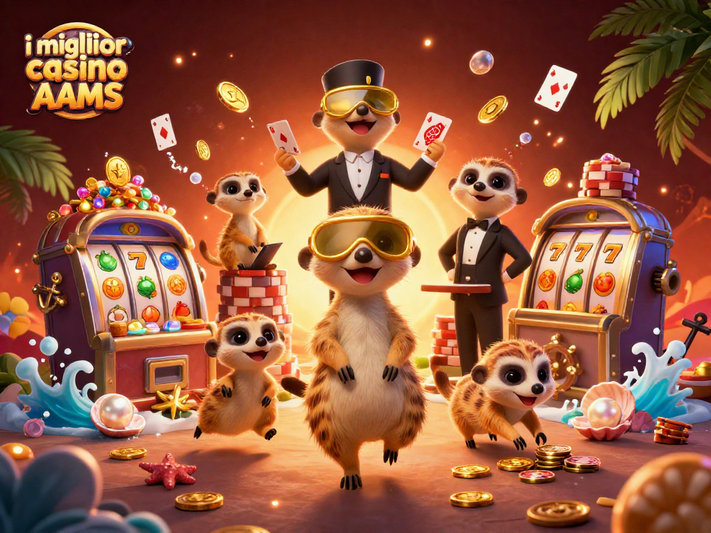 Scopri i migliori casino non AAMS mentre vivi l'emozione dei giochi d'azzardo con i suricati confusi.