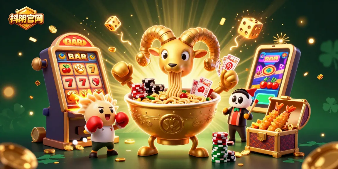 Experience thrilling gameplay at 抖阴官网 with a vibrant digital casino scene full of characters and lively elements.